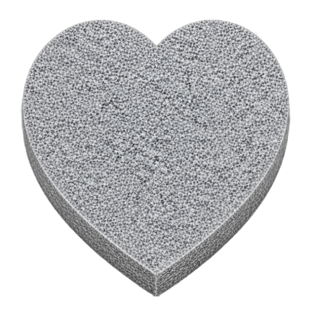 Customizable Granite Heart